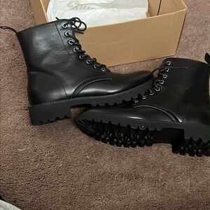 Black Leather women’s Boots